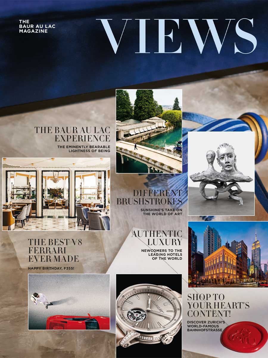 Cover of VIEWS – The Baur au Lac Magazine, edition 2025/26