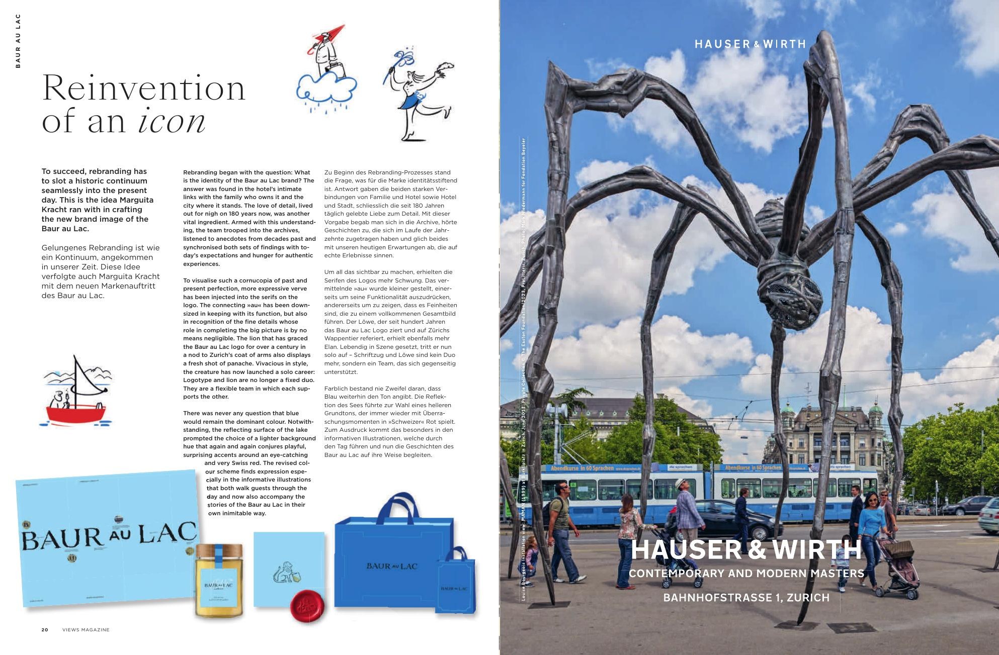 Reinvention of an Icon double-page spread